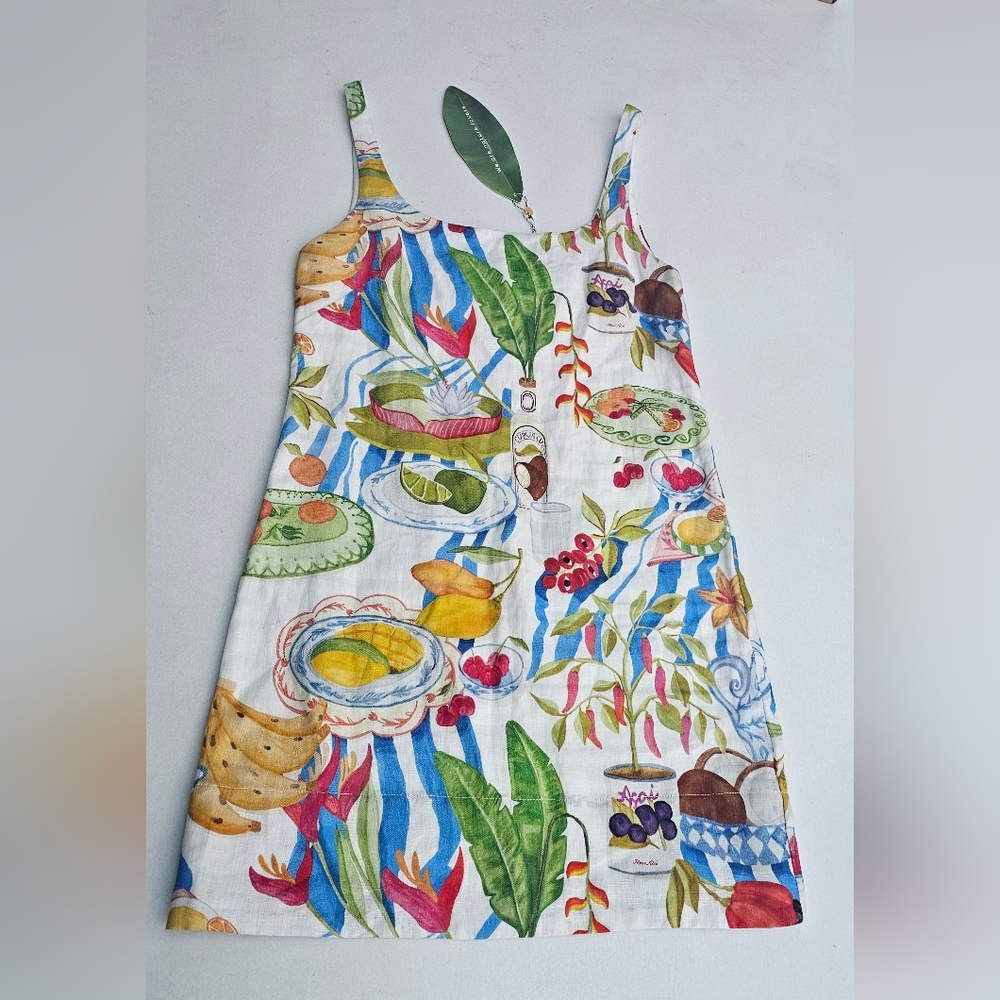FARM Rio Table Linen Mini Dress - Picture 2 of 10